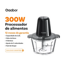 Mavo™ PowerMix Elite — Tecnologia de Corte Profissional na Sua Cozinha 2L • 4 Lâminas em Aço Inoxidável • Tigela de Vidro Temperado Premium - Exclusivo Loja Mavo