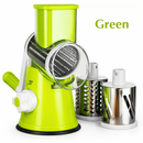 GraterMax Pro™ – Ralador Multifuncional 3 em 1 com Lâminas de Aço Inox e Sistema de Manivela