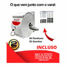 Varal Carretilha Retrátil C/ 30 Metros de Corda - Exclusivo Mavo Store