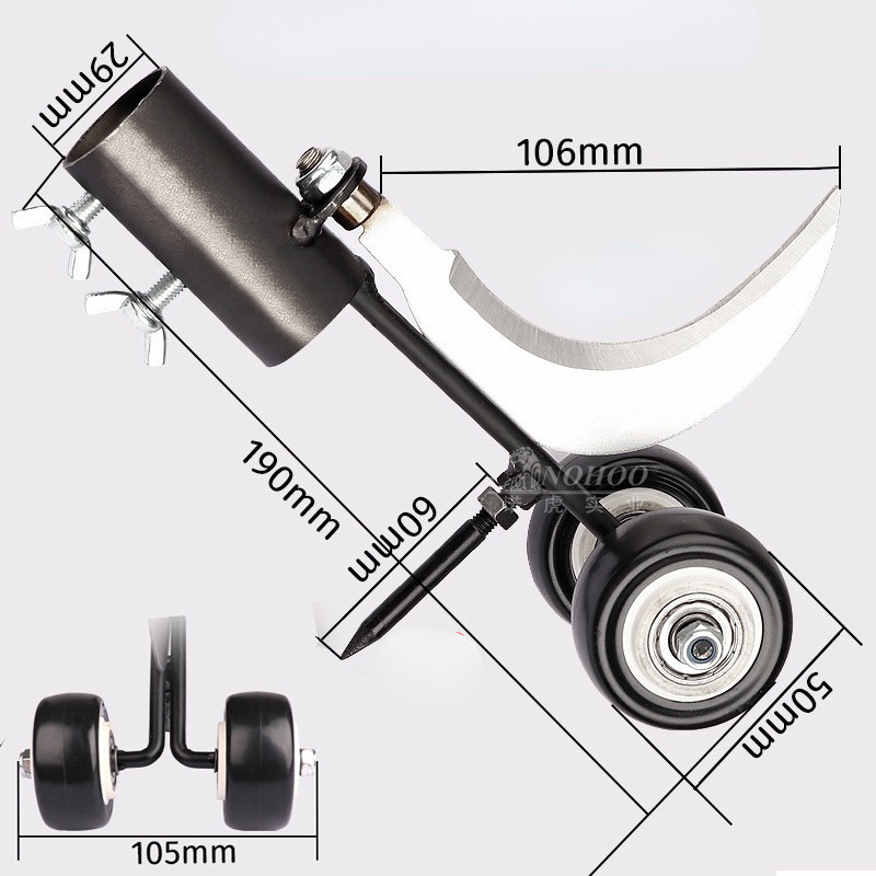 Extrator de Ervas Daninhas de Jardim com 2 Pontas Funcionais